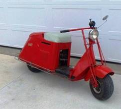 Image result for 1955 Cushman scooter