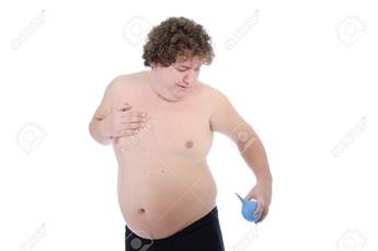 Funny Man Holding An Enema. Stock Photo, Picture And Royalty Free Image.  Image 83746256.
