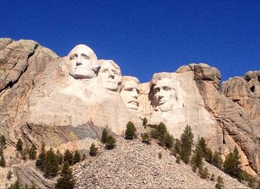 Mount Rushmore National Memorial, Pennington County, South Dakota - Legends on Rocks..