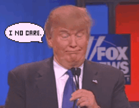 Trump donald trump i dont care GIF on GIFER - by Fothis