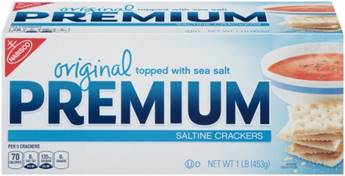 Premium Saltine Crackers, Original, 16 Oz