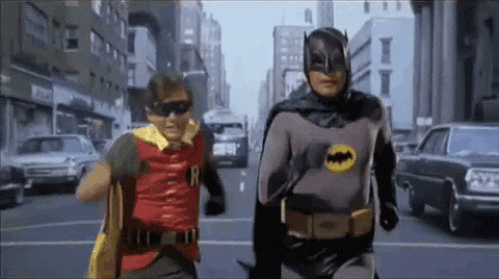 Image result for batman and robin gif