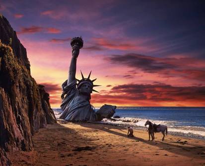 Image result for planet of the apes statue of liberty