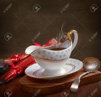 Image result for gravy boat with ladle and gravy