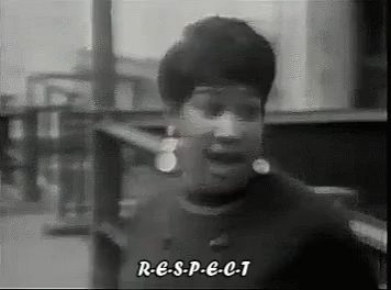 Image result for aretha franklin respect gif