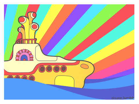 Image result for yellow submarine gif
