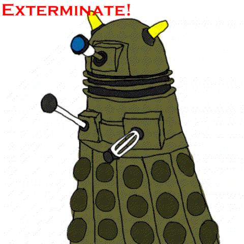 Image result for exterminate gif