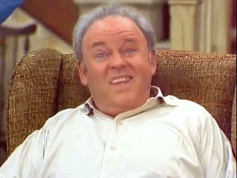 Image result for archie bunker and george jefferson gif