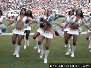 Image result for cheerleaders gif