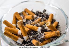 Image result for ashtray full of cigarettes