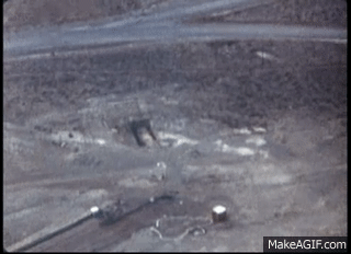 Nuclear Bomb Test Subsidence Crater Formation on Make a GIF