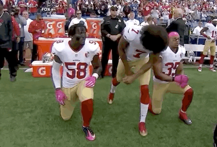 Colin-kaepernick-kneel GIFs - Get the best GIF on GIPHY
