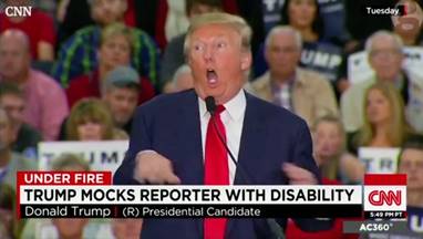 President Trump, still dissing the disabled  New York Daily News