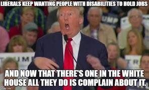 Donald Trump Mocking Disabled - Imgflip
