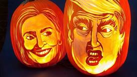 Pumpkin Carvings Get Political With 'Trumpkins' and 'Howl-ary Clinton' Jack-O'-Lanterns  - ABC News