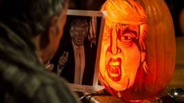 How To Carve Donald Trump's Face Into A Pumpkin This Halloween | HuffPost  Life