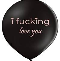 I Fucking Love You Balloons gift for Her Gift for Him - Etsy