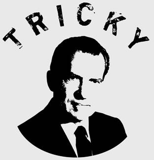 Tricky Dick - Richard Nixon Graphic Digital Art by War Is Hell Store -  Pixels