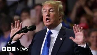 Trump mocks Kavanaugh accuser Christine Blasey Ford's testimony - BBC News