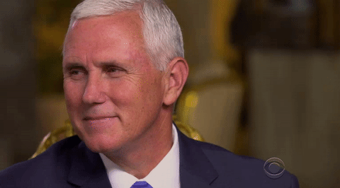 GIF laughing mike pence donald trump - animated GIF on GIFER - by Laibandis