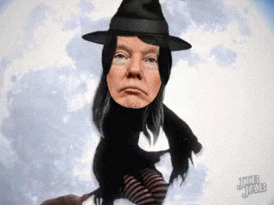 Witch Trump GIF - Witch TRUMP IDIOT - Discover & Share GIFs