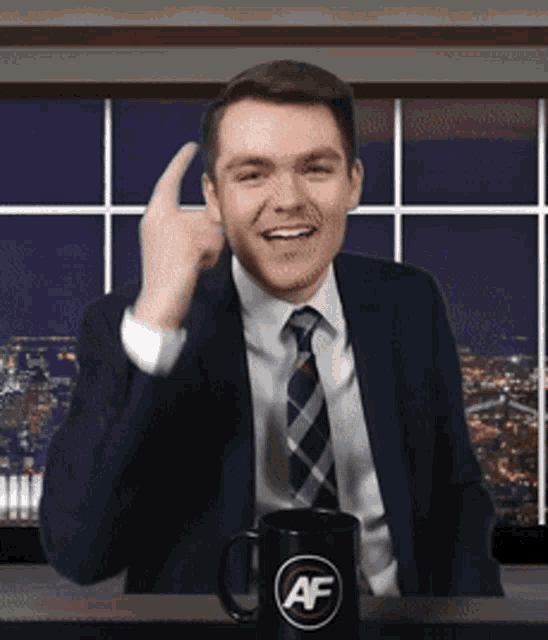 Nick Fuentes Thinking GIF - Nick Fuentes Thinking Head - Discover & Share  GIFs