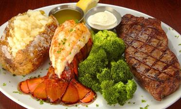 Image result for steak and lobster