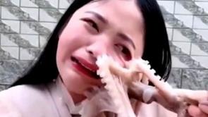 Image result for chinaman eating  live octopus gif